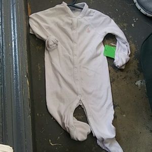 Pinkish white 9m girls ralph lauren onesie